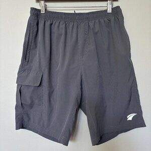 Ezrun Shorts Mens Large Gray Mountain Bike Cycling Padded Sportswear Athletic